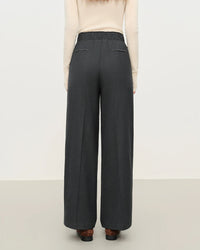 Loose-Fitting Straight-Leg Casual Trousers