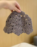 Breathable Hollowed Knit Beret Hat