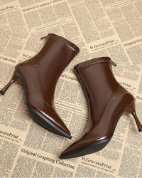 Fashion Party Pointed-Toe High-Heeled Ankle Boots