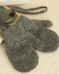 Kids Cashmere Knit Mittens