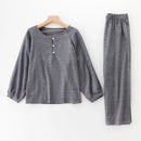 Cotton Double Layer Gauze Pajamas