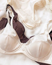 Ice Silk Comfortable Push-Up Bra Set