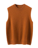 Effortless Wool Knit Sleeveless Top