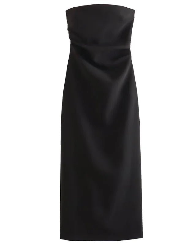 Ruffled Off-The-Shoulder And Backless Dress