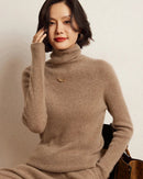 Soft Cashmere Turtleneck Slim-Fit Sweater