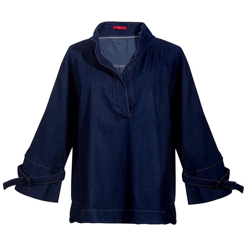 Elegant Retro Flared Long-Sleeved Shirt