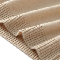 Pure Cashmere Half-zip Collar Jumper