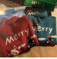 Turtleneck Christmas Sweater Ugly Sweater