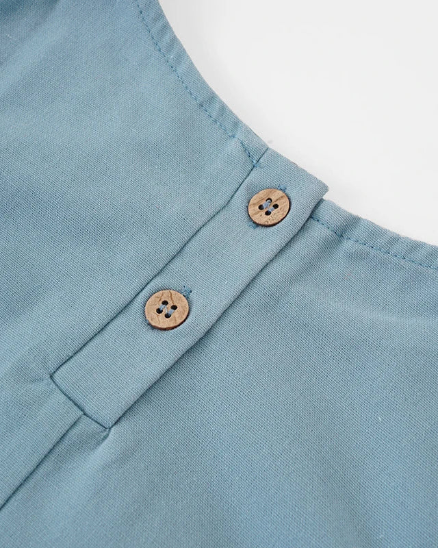 Stylish Round Neck Sleeveless Mini Dress