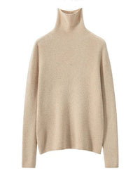 Soft Cashmere Turtleneck Slim-Fit Sweater