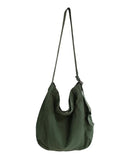 Soft Canvas Crossbody Shoulder Bag