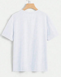 Pure Cotton Crew-Neck Printed T-Shirt