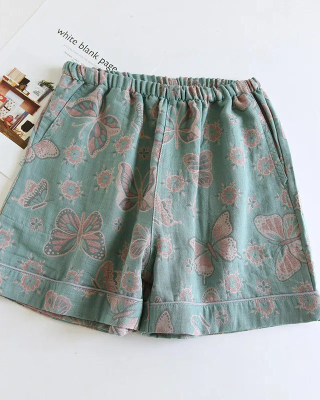 Cotton Printed Lounge Shorts