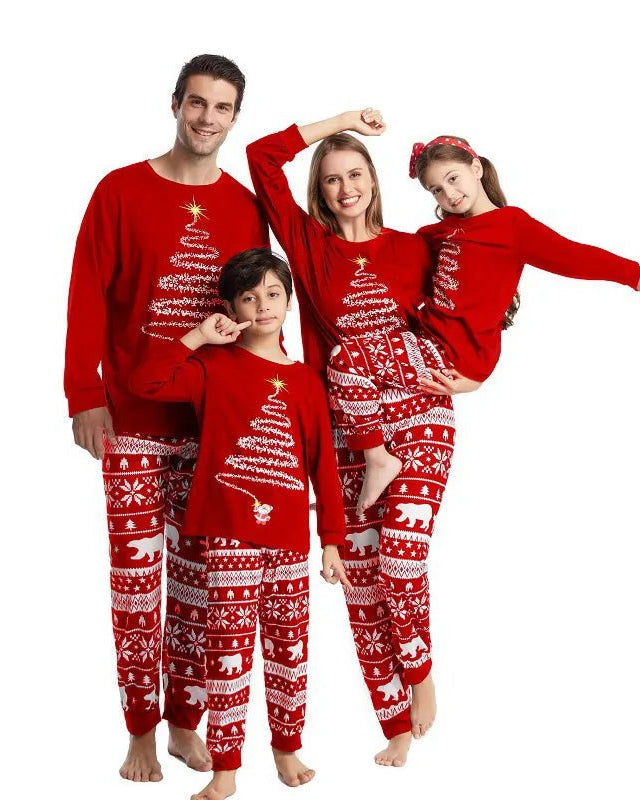 Christmas Parent-Child Pajamas Set