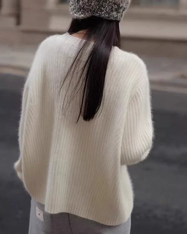 Luxe Cashmere Round Neck Pullover
