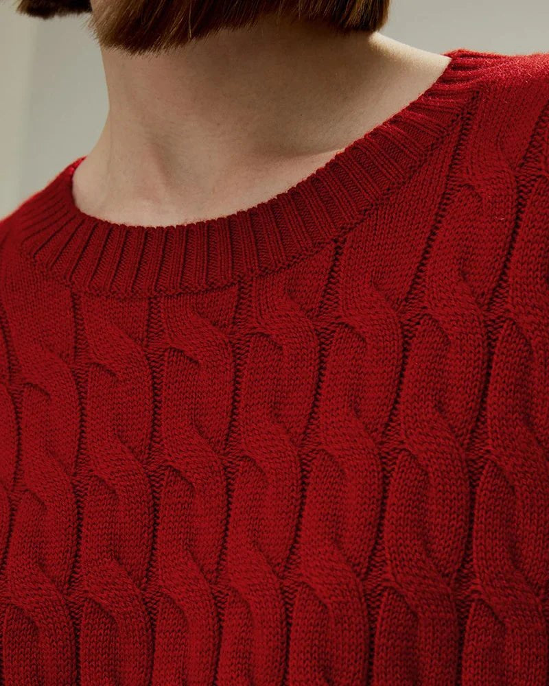 Ultrafine Merino Wool Crewneck Sweater
