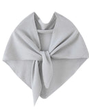 Merino Wool Triangle Knit Shawl