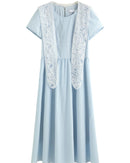 Stylish High-Waisted Slim-Fitting Long Dress