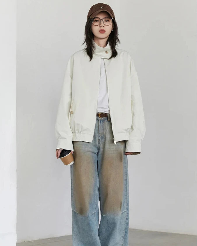 Reversible Stand Collar Jacket