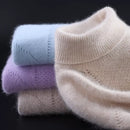 High Collar 100% Mink Cashmere Sweater