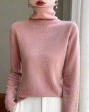 Knitted Wool Turtleneck Sweater