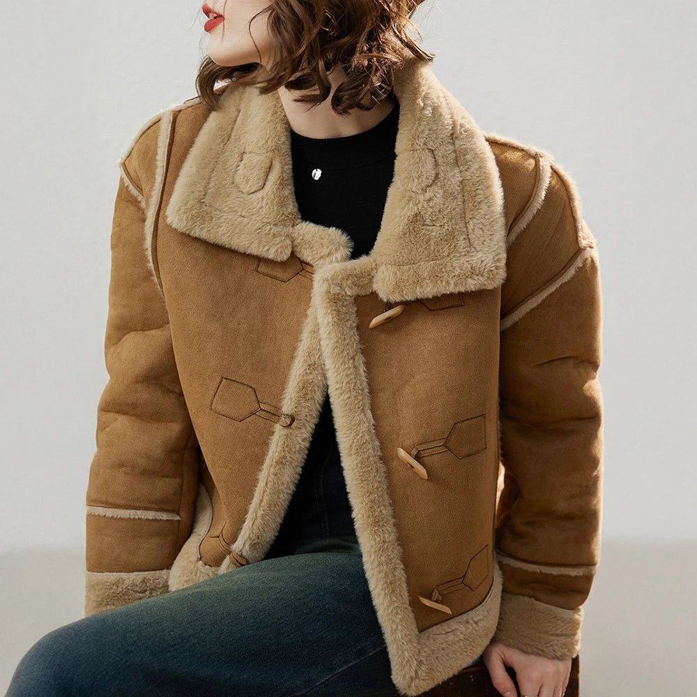 Plus Velvet Thickened Short Jacket