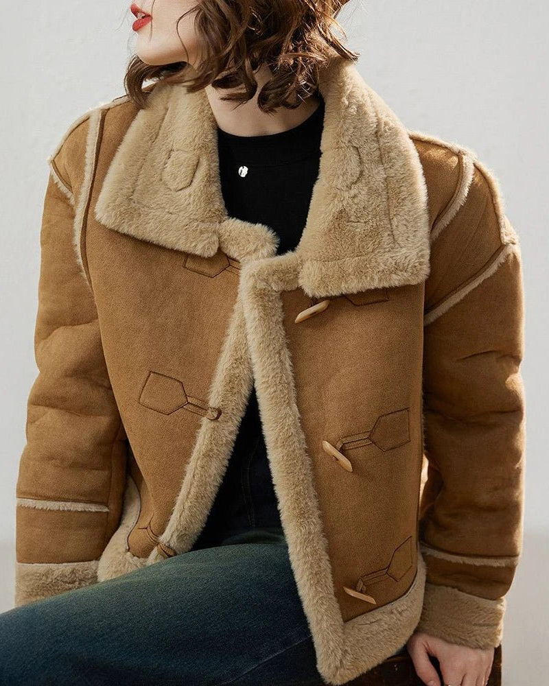 Plus Velvet Thickened Short Jacket