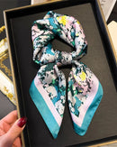 Multifunction Paisley Square Silk Scarf