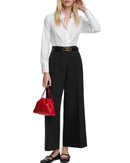 Casual Classic White Long-Sleeved Shirt