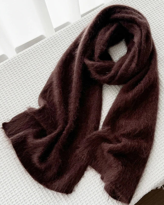 Soft Cashmere Knit Scarf