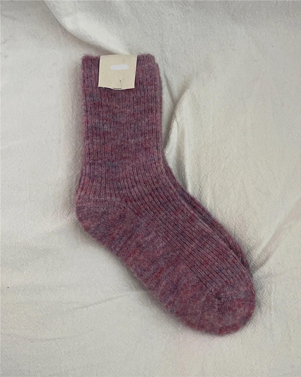 Cozy Knit Thermal Mid-Calf Socks