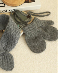 Kids Cashmere Knit Mittens