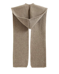 Merino Wool Hooded Scarf