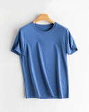 Women's Solid-Color Crew-Neck T-Shirt