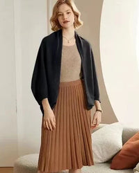 Wool Solid Knit Shawl Scarf Wrap