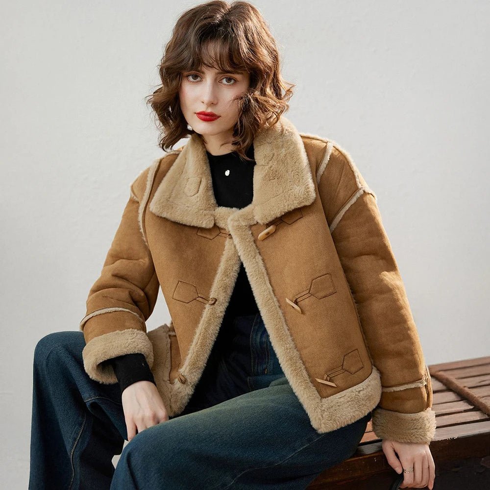 Plus Velvet Thickened Short Jacket