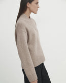 Wool Blend V-Neck Simple Sweater