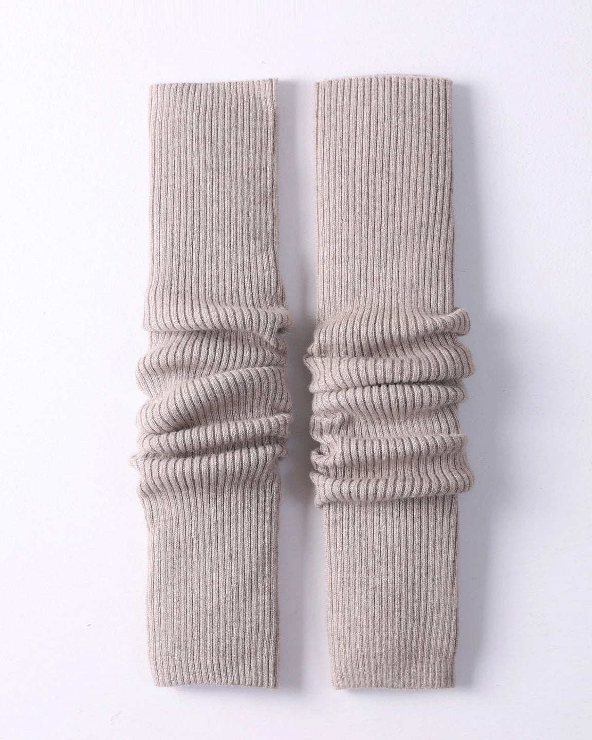 Wool Cashmere Knit Leg Warmers