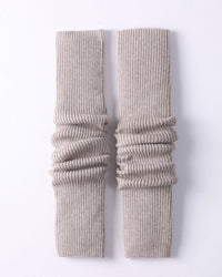 Wool Cashmere Knit Leg Warmers