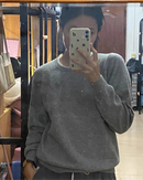 Cashmere Crew Neck Loose Plus Size Sweater