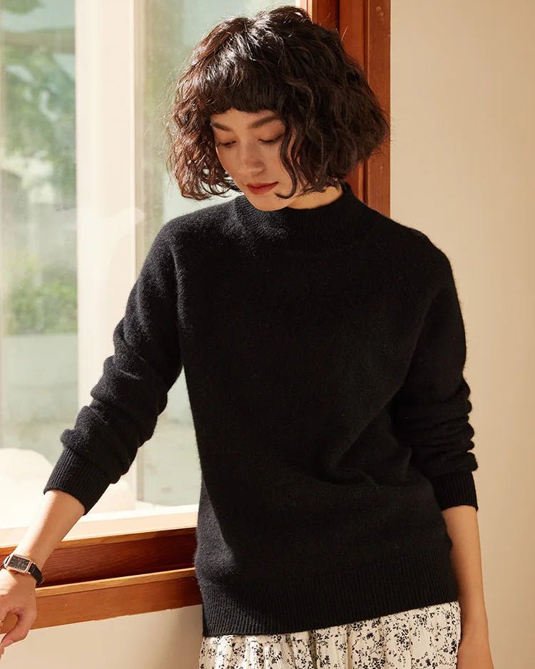 Cashmere Turtleneck Knitted Fashion Sweater