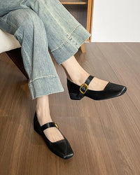 Women's Square-Toe Mary Janes