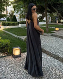 Sexy Backless Long Beach Dress