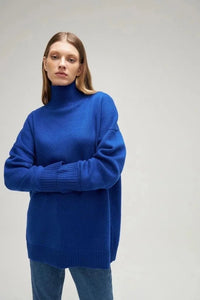 Oversized Casual Turtleneck Sweater