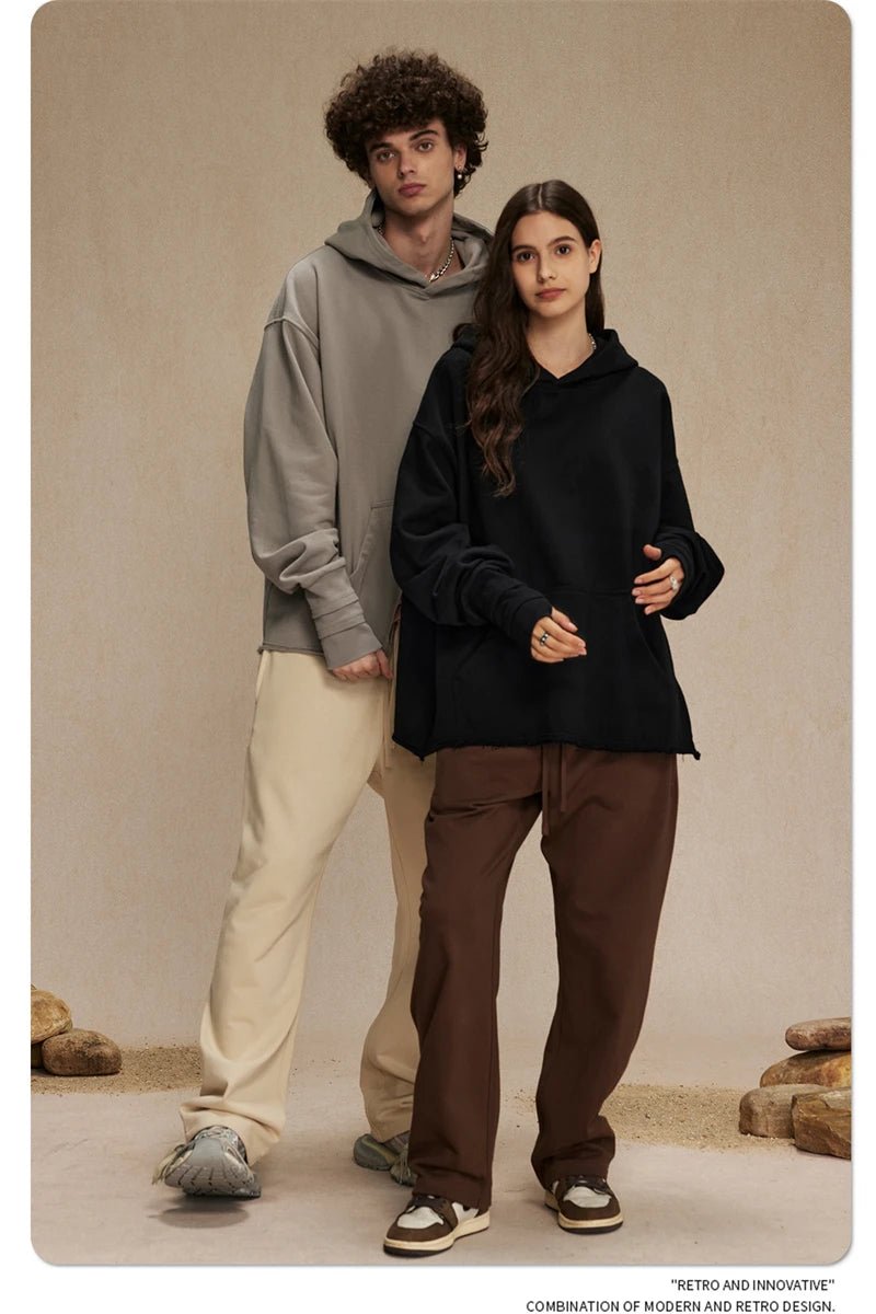 Loose 100% Cotton Hoodies