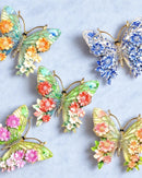 Colorful Butterfly-Shaped Brooch