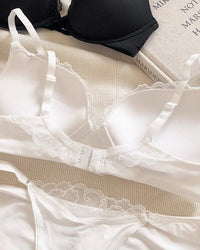 Romantic Lace Comfortable Sexy Push-Up Bra Set