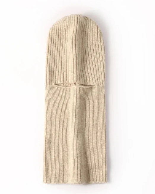 Cashmere Knitted Balaclava Beanie Hat