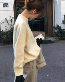 Thick Cashmere Crewneck Sweater