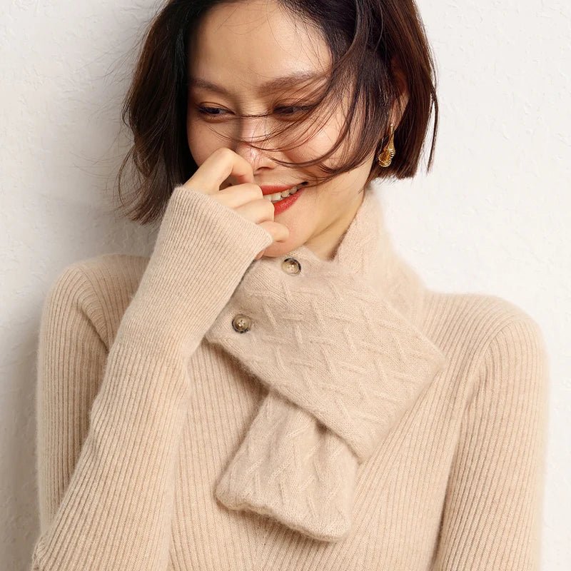 Cashmere Knit Warm Scarf